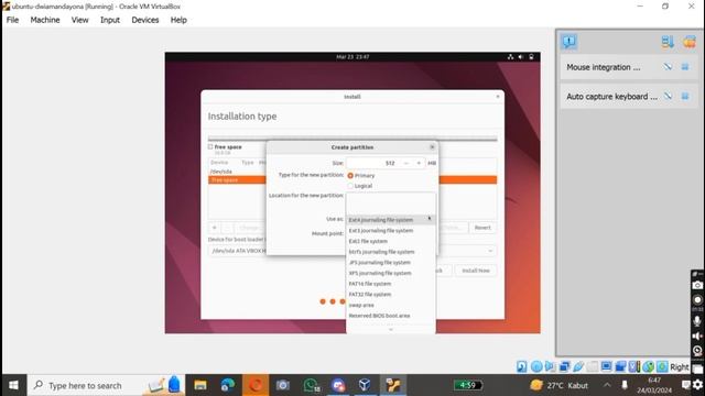 praktikum 2 - Instalasi Ubuntu dalam VirtualBox смотреть онлайн
