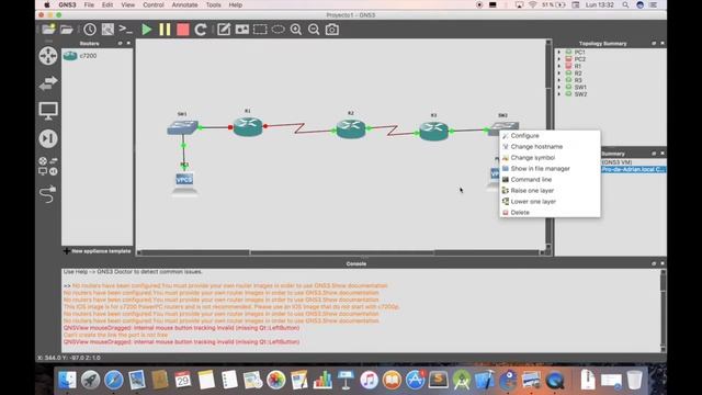 GNS3 Mac OS - Instalación y ejercicio de routers смотреть онлайн