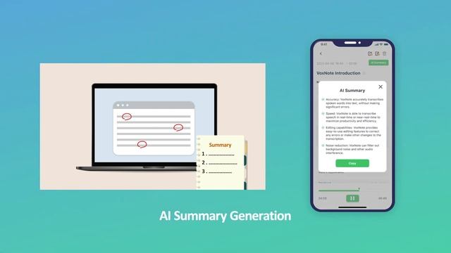 VoxNote - Transcribe Voice & Audio into Text with Keywords & Speaker-specific AI Summary смотреть онлайн