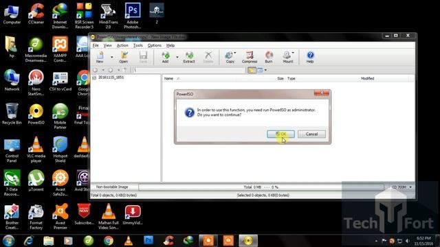 Creating Bootable pen drive Using Power ISO !! смотреть онлайн