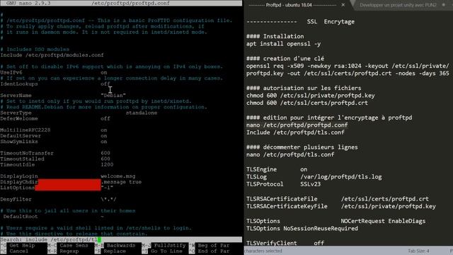 ubuntu 18.04 LTS proftpd & openssl смотреть онлайн