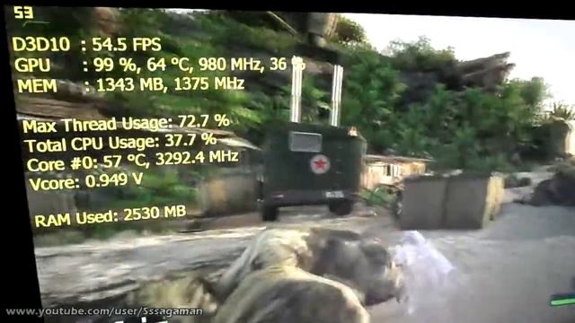 Crysis crisis... i5 4460 - R9 380 2GB - 8GB - 1080p Test смотреть онлайн