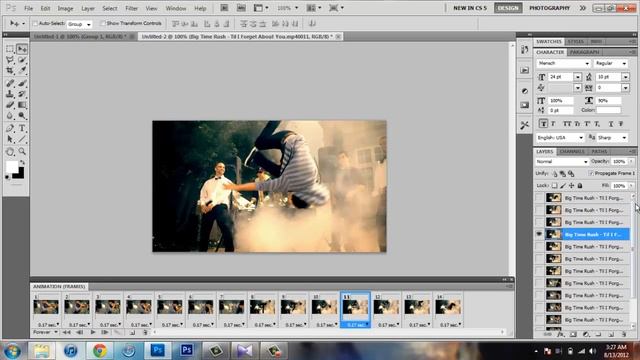 How to make a gif in Photoshop CS5 смотреть онлайн