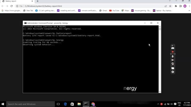Battery Check Command Prompt In Windows 10 смотреть онлайн