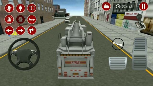 Real Fire Truck Driving Emergency - Car Racing Truck Simulator Android Gameplay смотреть онлайн