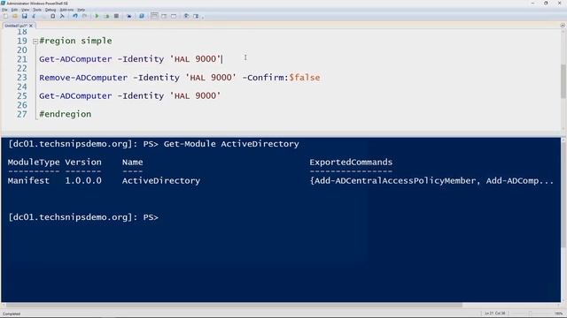 How To Remove A Computer From Active Directory With PowerShell смотреть онлайн