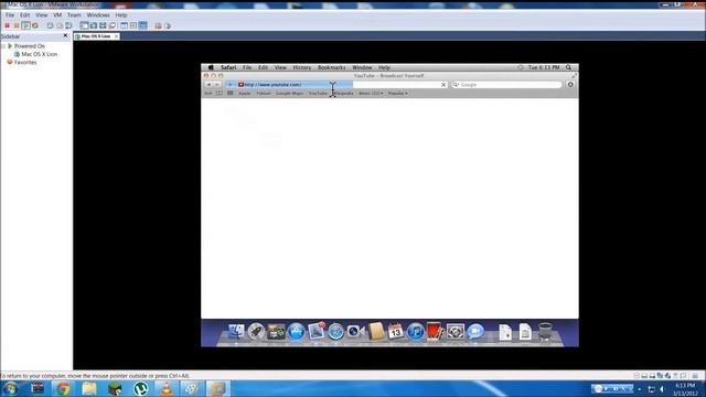 Running Mac OSX Lion On Windows! смотреть онлайн