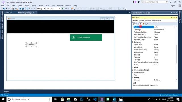 How to make color dialog C# смотреть онлайн