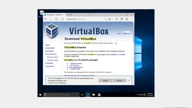 How to Install VirtualBox5 2 18 on Windows Host Computer смотреть онлайн