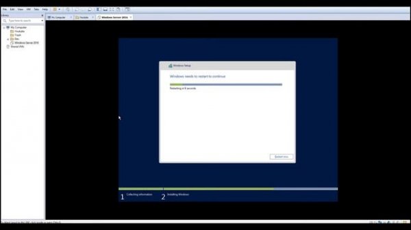 Setup Windows Server 2016 / Установка Windows Server 2016