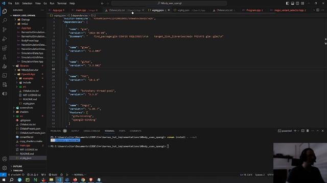 Trying to debug CMake and Conan | C++ project смотреть онлайн