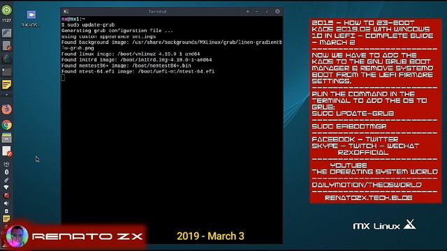 2019 - How to 23-boot KaOS 2019.02 with Windows 10 in UEFI - March 3 смотреть онлайн