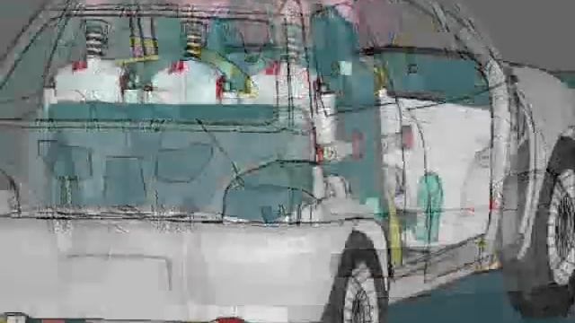 five dummies and one car crash FEM analysis смотреть онлайн