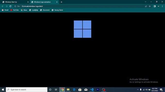 How to create and animate Windows Logo смотреть онлайн