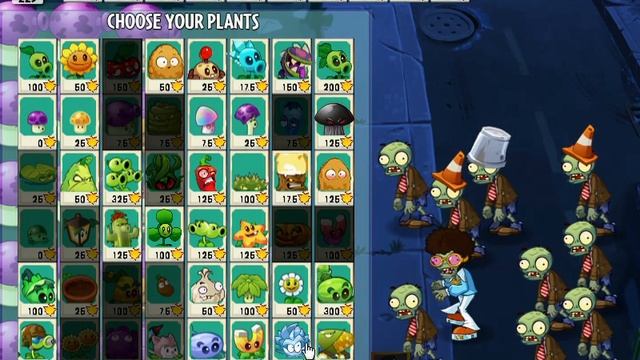 PVZ 3 PAK HD (Survival Night Normal) смотреть онлайн