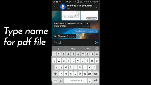 How to convert JPG to PDF using telegram || Tips Tik || Converting part 2 смотреть онлайн