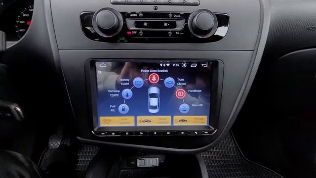 Navigatie Android WAR Auto Navi Seat Leon an 2011 смотреть онлайн