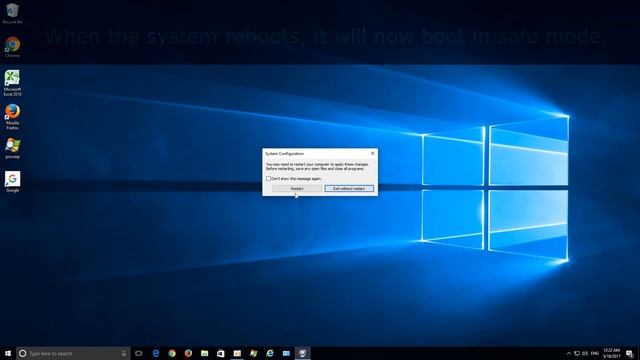 How to boot to safe mode on Windows10 смотреть онлайн