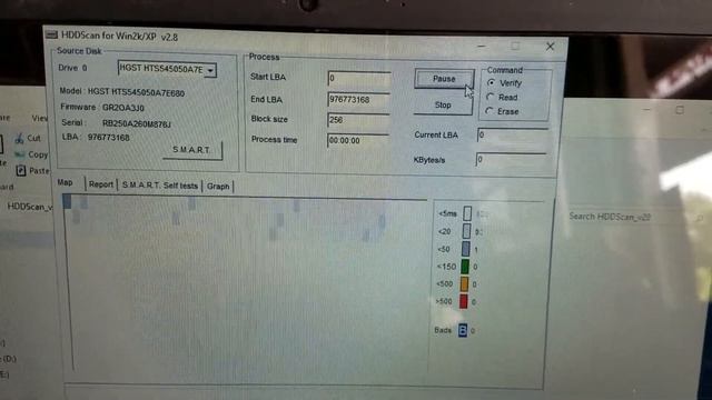 Hướng dẫn sử dụng HDDScan 4.1 v3.3 và v2.8 để test ổ cứng bad. смотреть онлайн