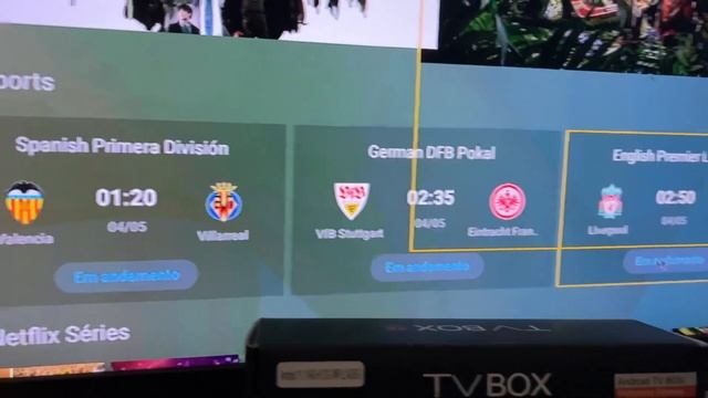 Tv Box com filmes, séries e esportes liberados смотреть онлайн
