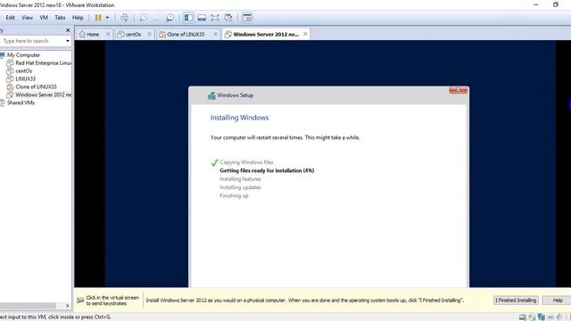 How to install Windows server 12 in VMware смотреть онлайн
