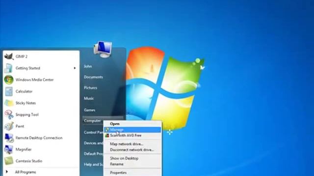 How to Add "My Computer" icon to Windows 7 desktop смотреть онлайн