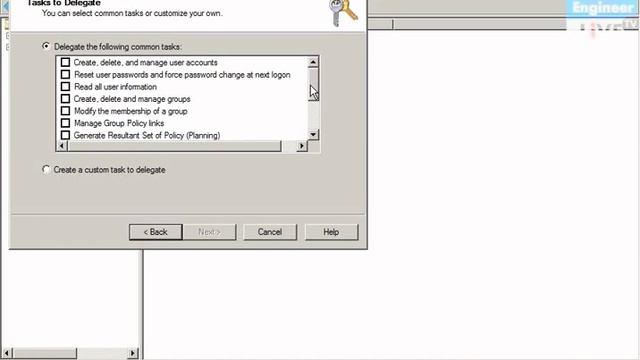 Concept of Delegation of Control Wizard in Windows Server 2008 смотреть онлайн
