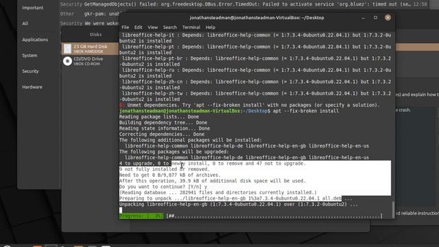 How to fix "dpkg was interrupted... run 'sudo dpkg --configure" on Linux Mint? смотреть онлайн