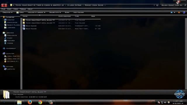 7even 4our 8ight Windows 7 theme by ~ Tiger смотреть онлайн