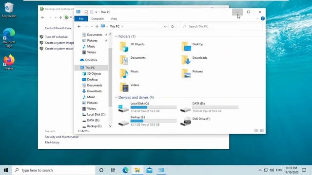 EP.13 โปรแกรม Backup and Restore ที่อยู่มาตั้งแต่ Windows 7, มันดียังไง ทำไม win10 แล้วยังได้ไปต่อ смотреть онлайн