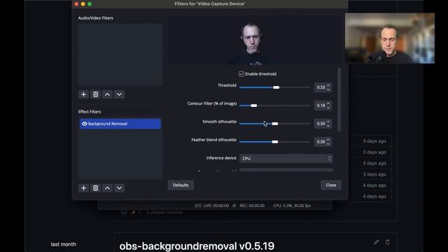 OBS Background Removal Plugin [Tutorial] смотреть онлайн