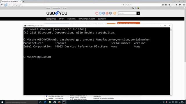 Mainboard-Modell mit Windows Bordmitteln auslesen | QSO4YOU Tech смотреть онлайн