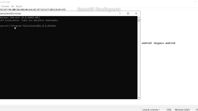 Obtener la huella digital SHA1 de producción en consola para Windows смотреть онлайн