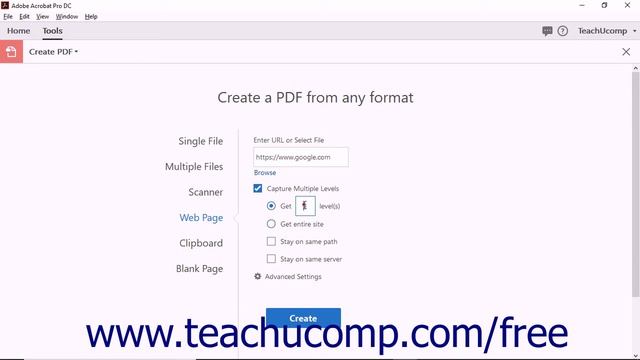 Acrobat Pro DC Creating PDFs from Web Pages Using Acrobat-Adobe Acrobat Pro DC Training Tutorial смотреть онлайн
