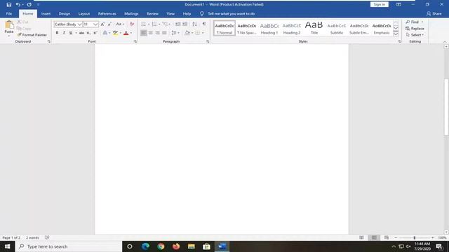 How to Delete a Blank Page in Word | MS Word Tutorial смотреть онлайн