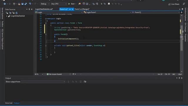 Create Login Page Use C# windows Form #C# #windowsform смотреть онлайн