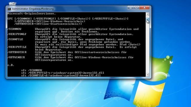 Windows 7 - Systemdateien überprüfen und reparieren смотреть онлайн
