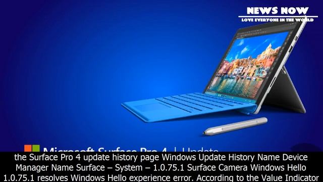 [News 2017] New surface pro 4 firmware update fixes broken windows hello смотреть онлайн