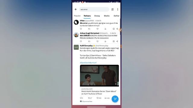 Penyebab Whatsapp error Hari ini 2024 смотреть онлайн