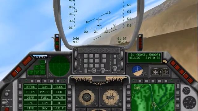 F 16 Fighting Falcon 3DFX Emulation in Windows 10 смотреть онлайн