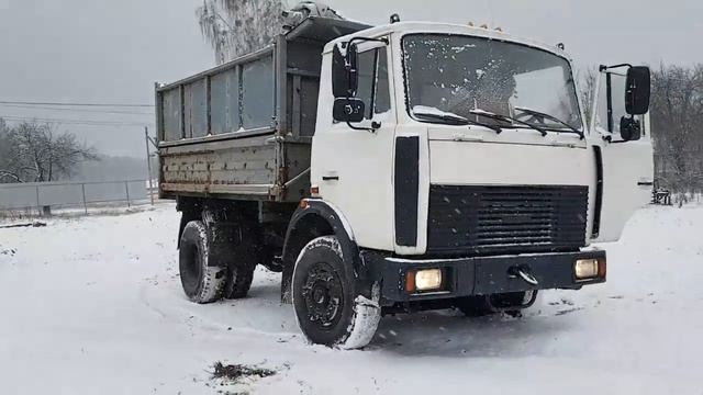 Наш Маз 5551 Сельхозник - Ямз 235 ТурбоДизель , первый раз за рулем грузовика смотреть онлайн