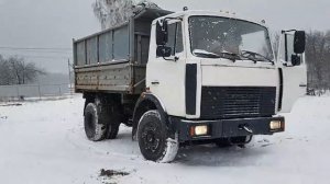 Наш  Маз 5551 Сельхозник - Ямз 235 ТурбоДизель , первый раз за рулем грузовика