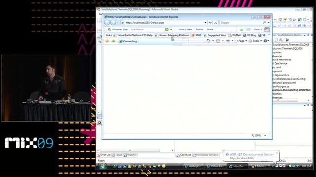 MIX09 Introducing the Microsoft Virtual Earth Silverlight Map Control CTP смотреть онлайн