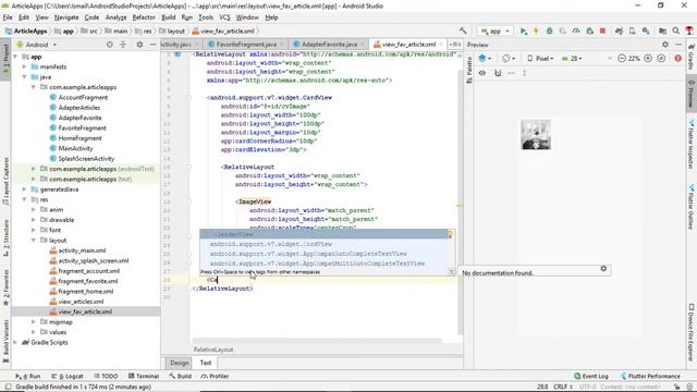 Article Apps UI Template | Fragment with Recyclerview (Part 3) смотреть онлайн