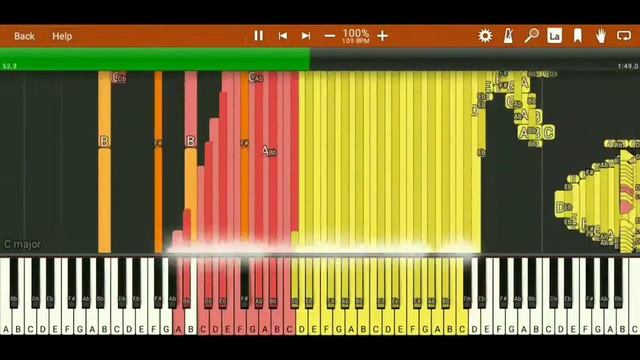 synthesia Music only using sounds from windows XP and 98 fixed hidden notes смотреть онлайн