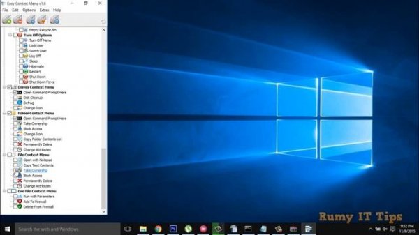 Add take ownership or add command prompt in Windows 10 context menu