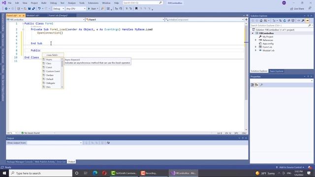 How to fill ComboBox with Ms Access Database in Visual Basic.NET 2019 смотреть онлайн