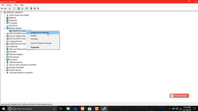How to update window-10 HD intel(R) Graphic Card 2018 || Hindi || смотреть онлайн