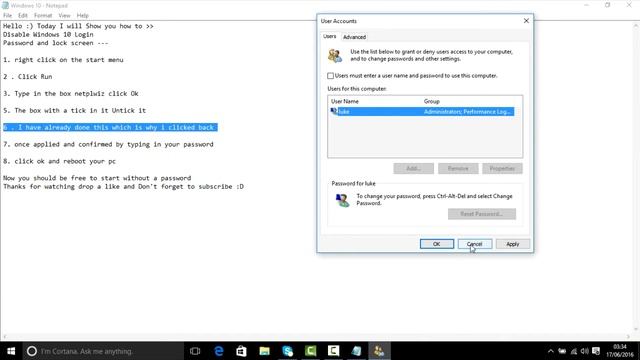 How to disable windows 10 Login and lock screen 100% Works! смотреть онлайн