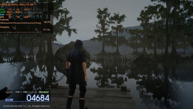 Final Fantasy XV Windows Edition 1080ti + i7-6700k Standard settings Benchmarck смотреть онлайн